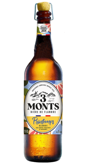 biere de printemps 2026 de la marque 3 Monts