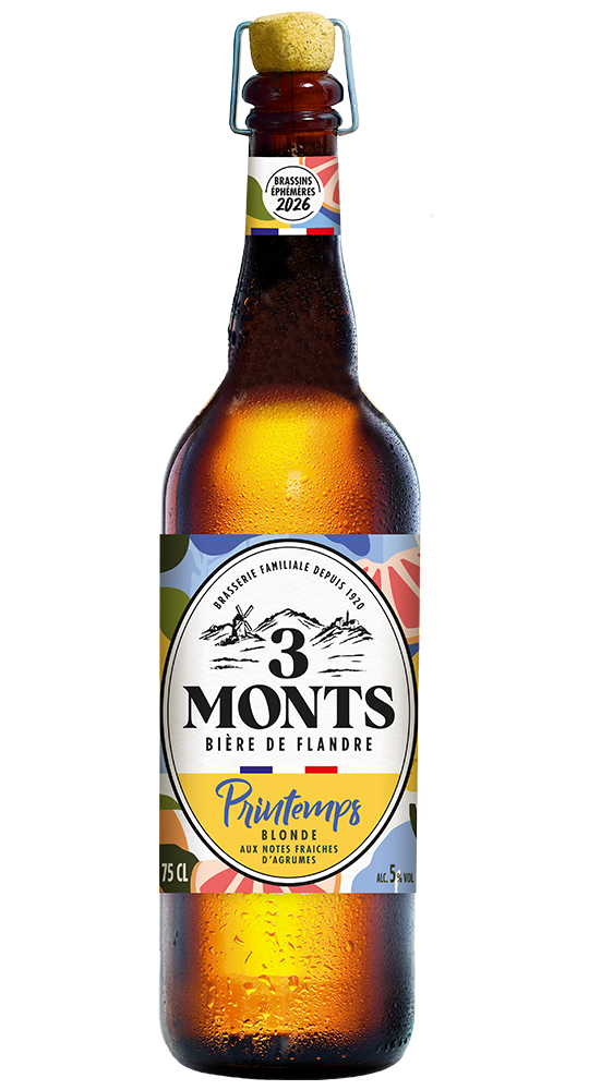 biere de printemps 2026 de la marque 3 Monts